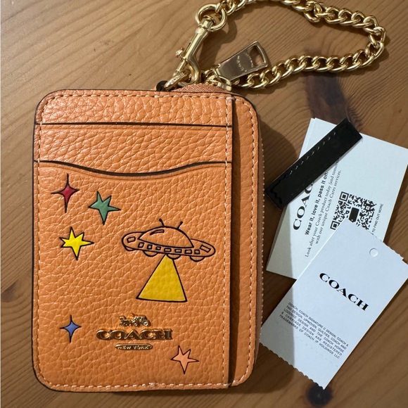 🌟 Coach X Observed By Us Zip Card Case - Picture 3 of 8